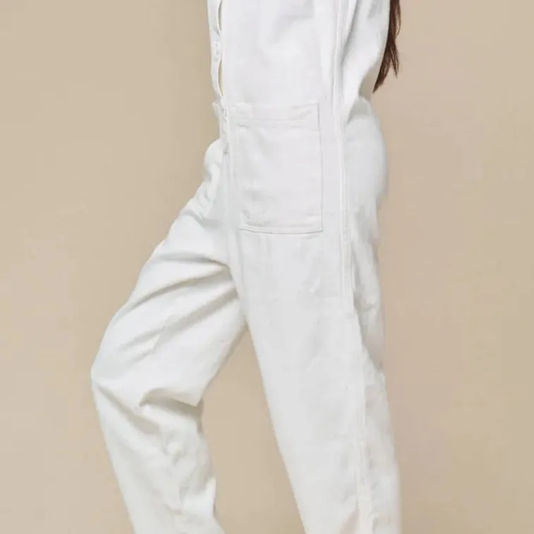 Jungmaven Button Front Hemp Organic Cotton Jumper in Coffee Bean Size: XS‎ Brown - Image 4