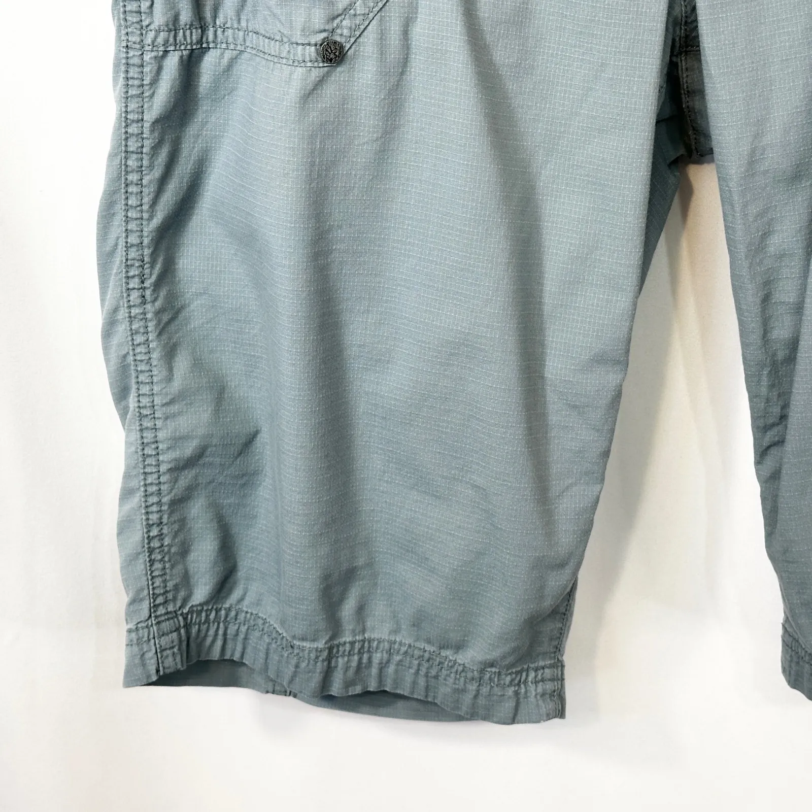 Prana Size 8 Shorts Ripstop Utility Cargo Slate Blue Outdoor Khaki Hiking 270 - Image 5