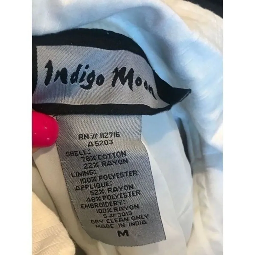 Indigo Moon Medium Padded Blazer Tan Size 8 - Image 12