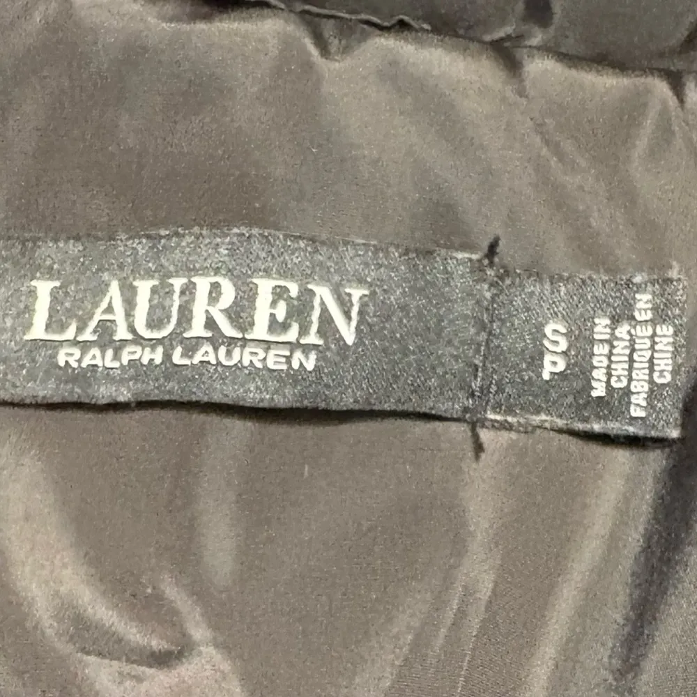 Lauren Ralph Lauren Black Basket Weeve Hooded Quilted Jacket - Image 8