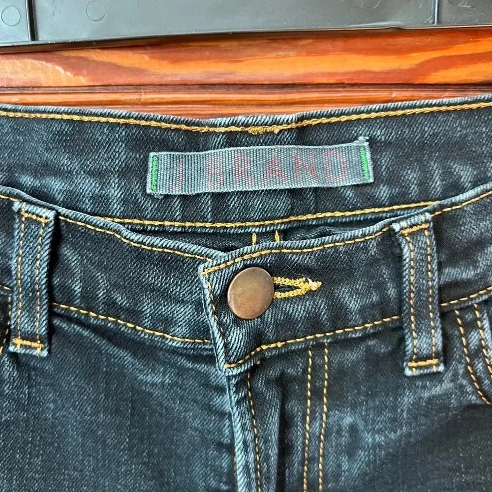 J Brand Jeans 814 Elk Dark Wash Cut 268 Size 28 8.5" Rise - Image 7