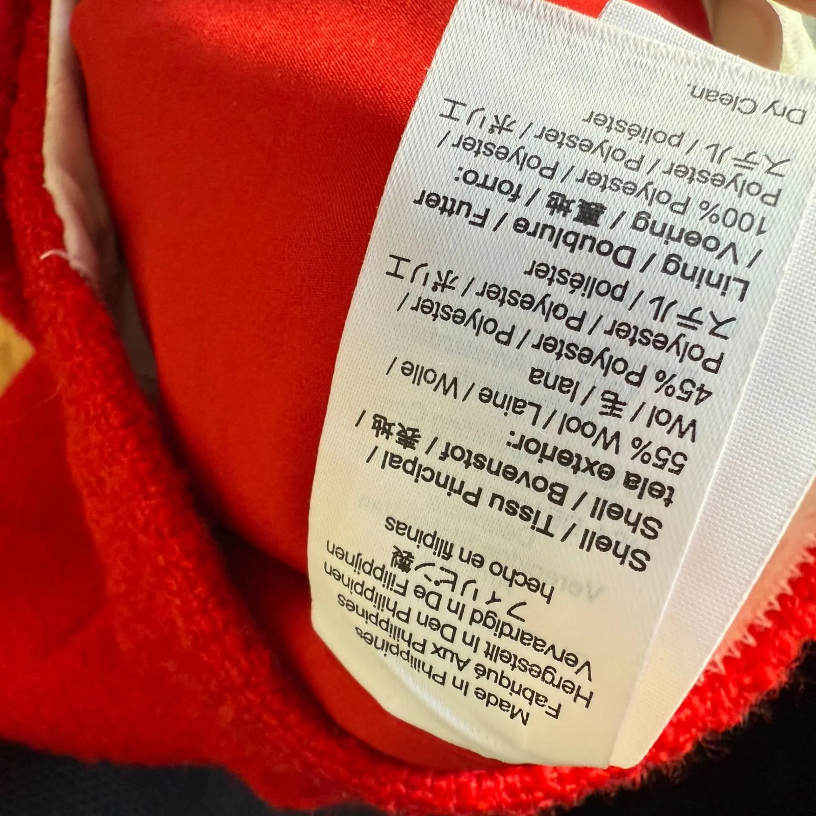 J. Crew Red Tweed Cropped Pants Gold Button Pockets sz 12 Luxury Mob‎ Wife - Image 8