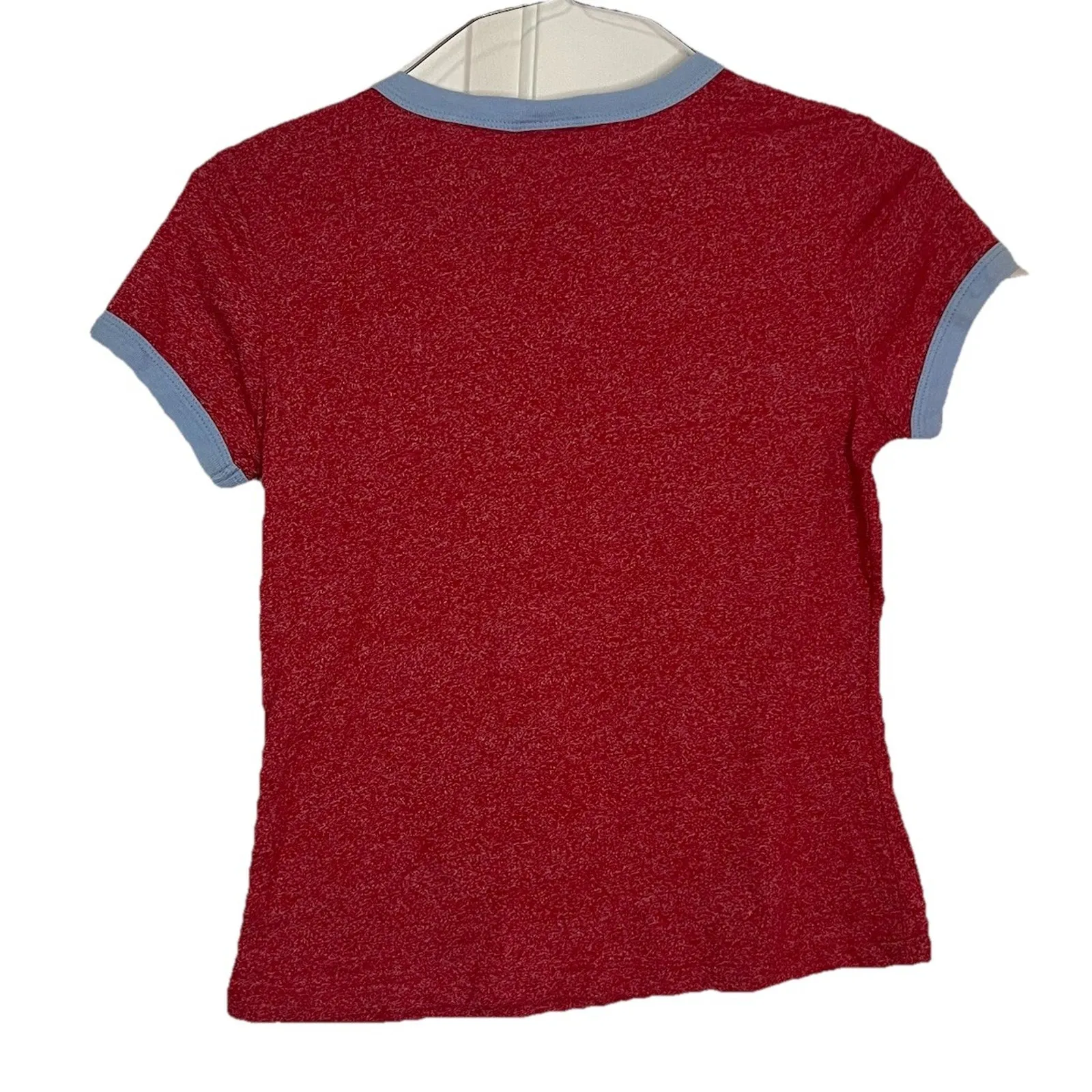 Vintage Scooby Doo Cartoon Shirt Ringer Women’s Graphic 68 Jersey Style Tee Red Size M - Image 5