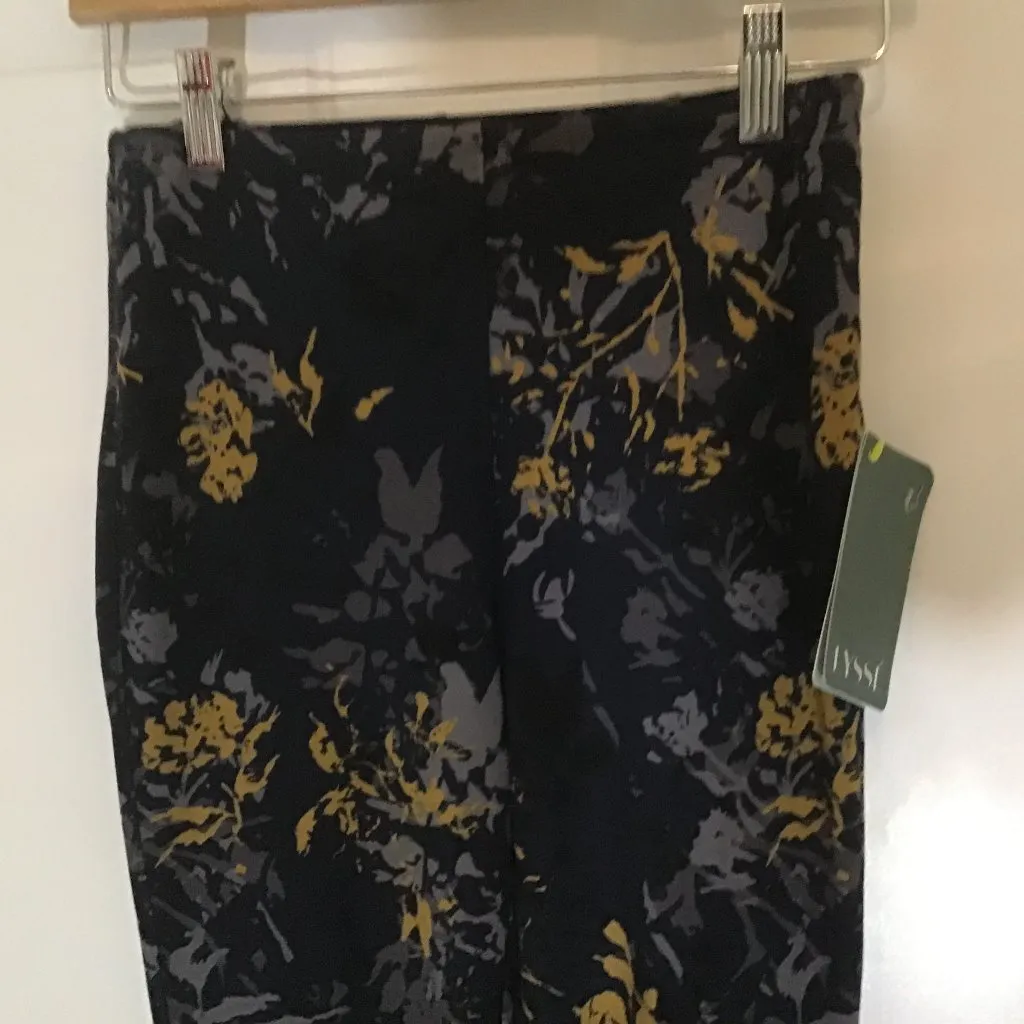 NWT LYSSE MIDNIGHT STRETCH ANKLE ZIP LEGGINGS. S - Image 4