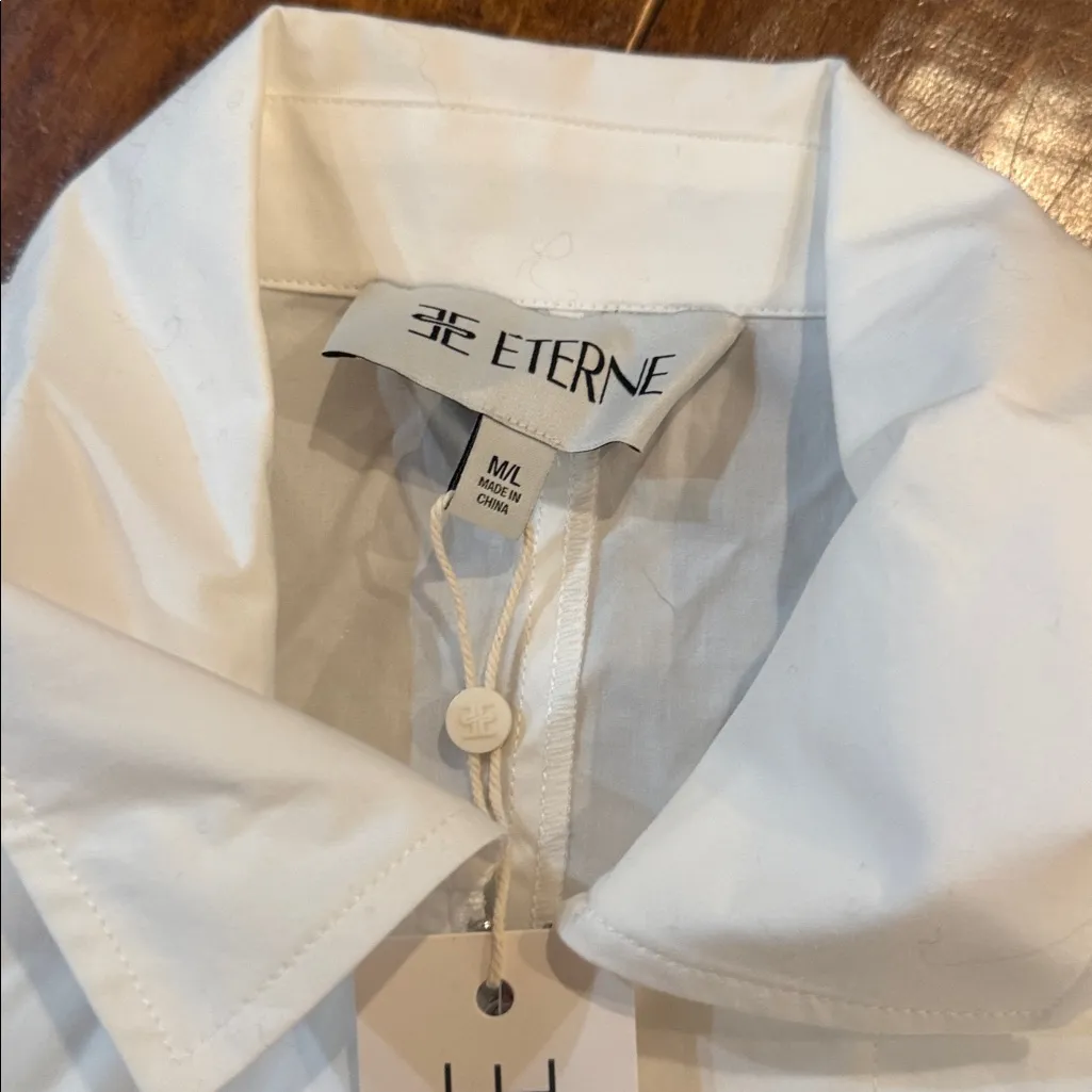 Eterne RHODES ZIP JACKET White Size undefined - Image 2