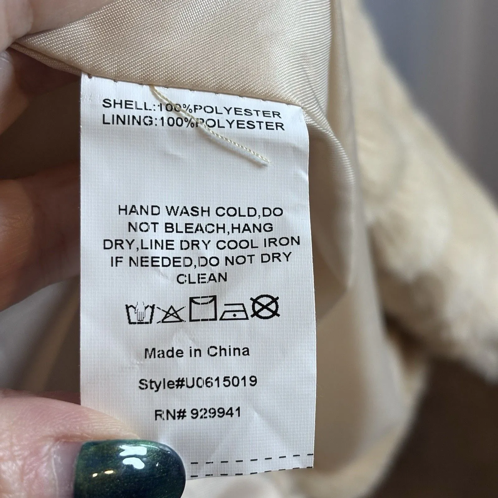 Suzanne Betro Faux Fur Ribbed Plush Jacket Beige Open Front Women's 1X Cozy - Image 4