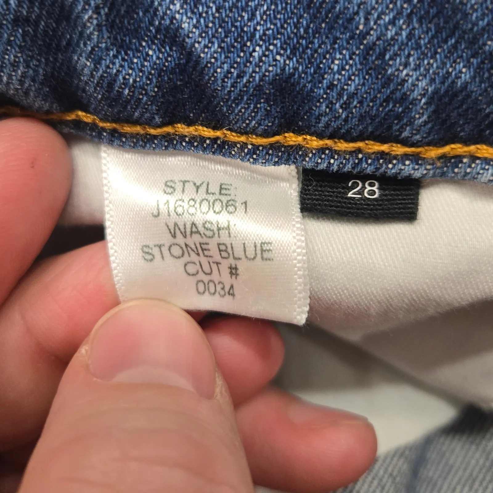 Veronica Beard Stone Blue Ines Lace Up Straight Leg Girlfriend Jeans Size 28 - Image 6