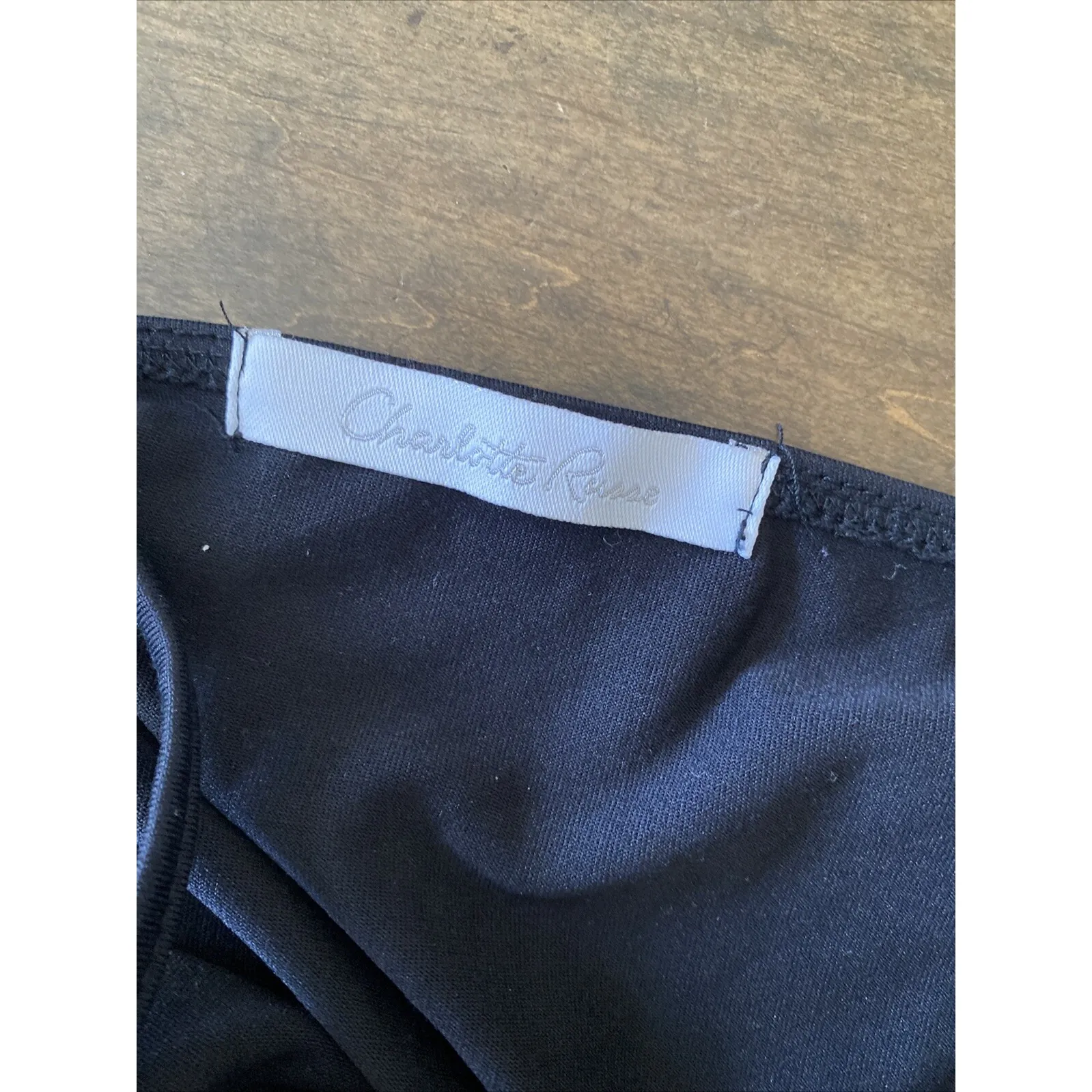 Y2K Womens Small Black Babydoll Twist Front Tank Top Going Out Club Night - Image 4