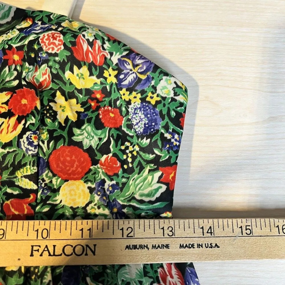 Arjon California Dress S Cottagecore Country Western Boho Festival Hippie Retro Green - Image 15