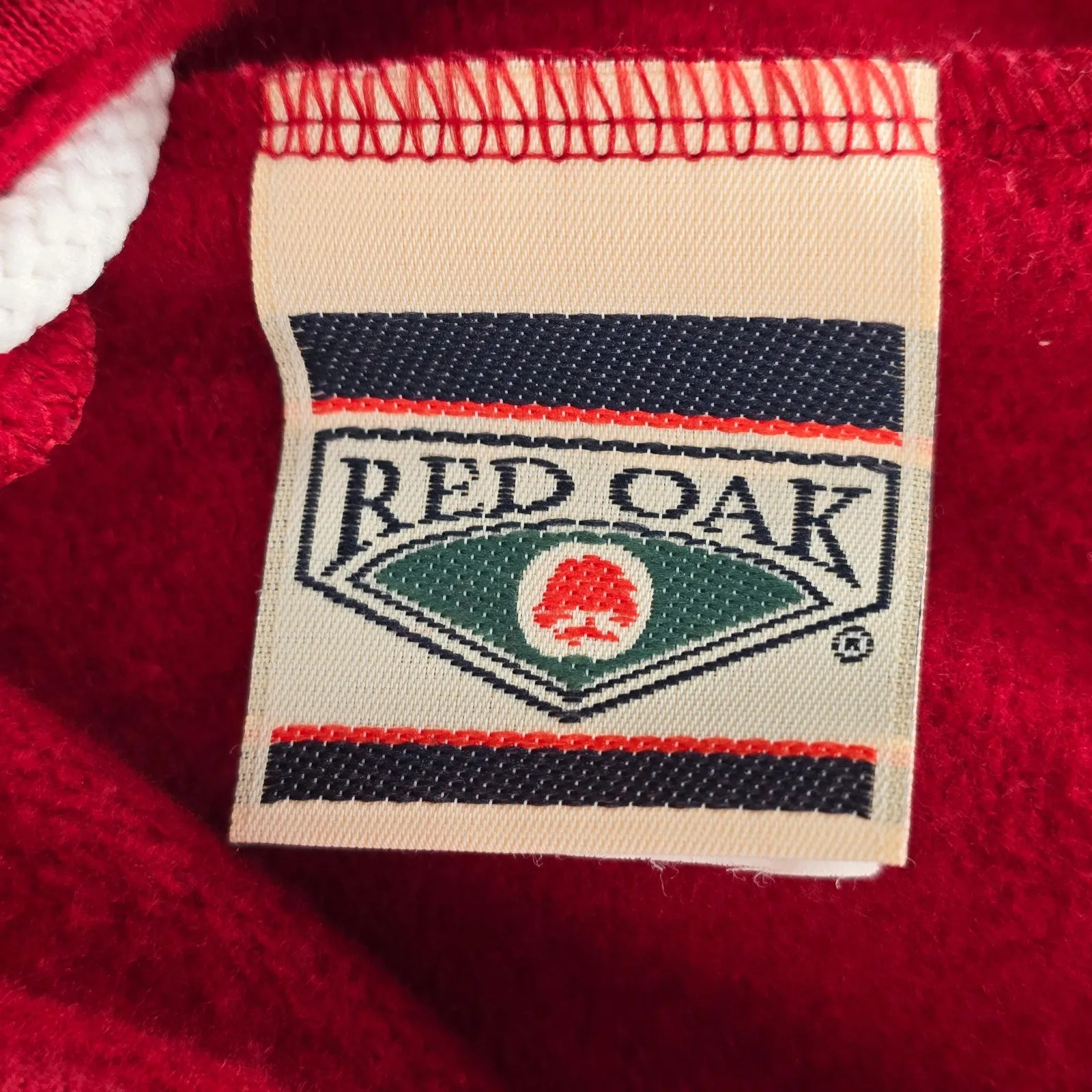 Red Oak Red Pullon Trousers Jogger Cotton Sweatpants Fleece Bottom Pants S Small - Image 6