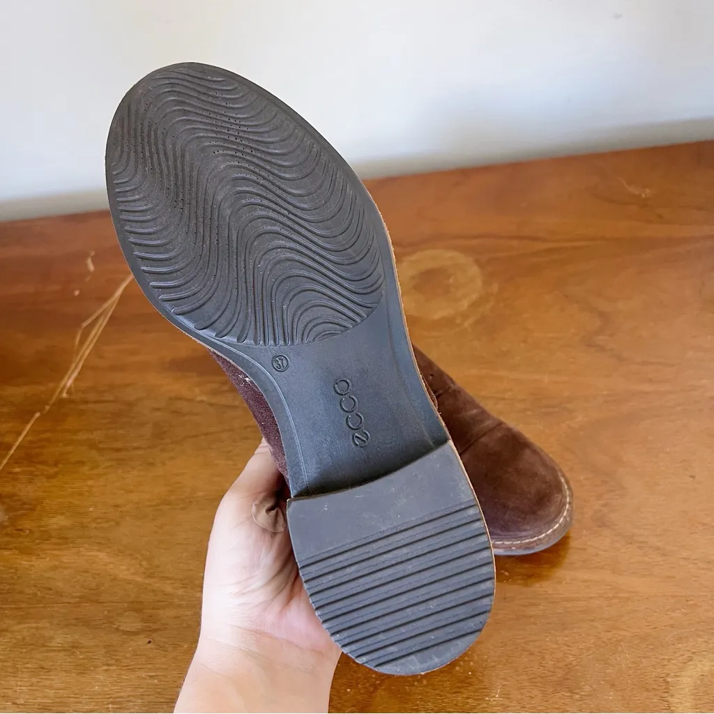 ECCO • Sartorelle 25 Tailored Slip-On Loafer brown suede leather oxford derby - Image 8