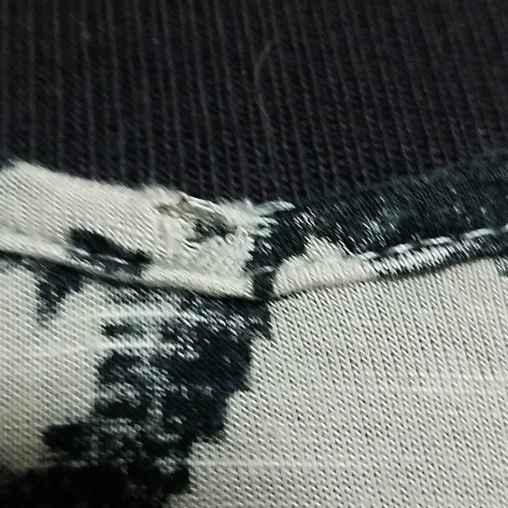 Stetson  Cream & Black Cold Shoulder Aztec Top (S) - Image 2