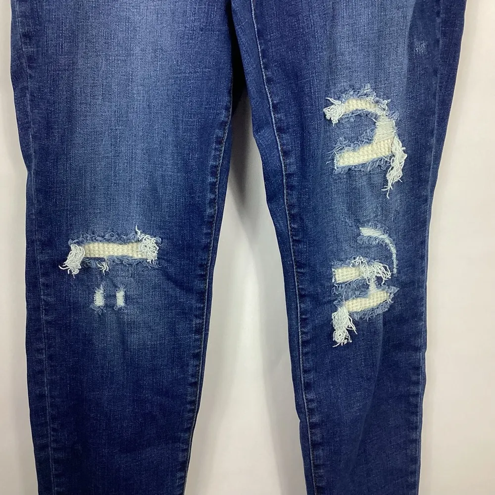 Judy Blue Boyfriend Fit Distressed Jeans Size 7 - Image 3