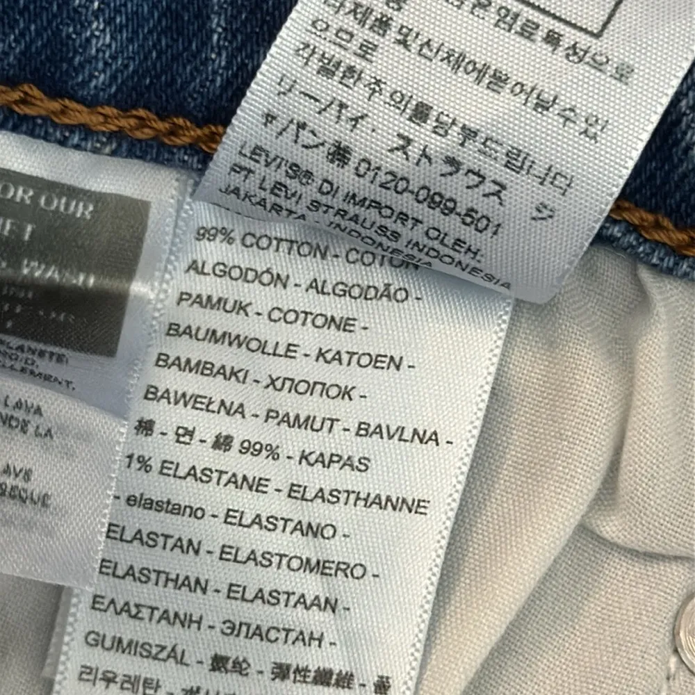 Levi’s Ribcage Straight Ankle Denim Blue Jeans - Image 6