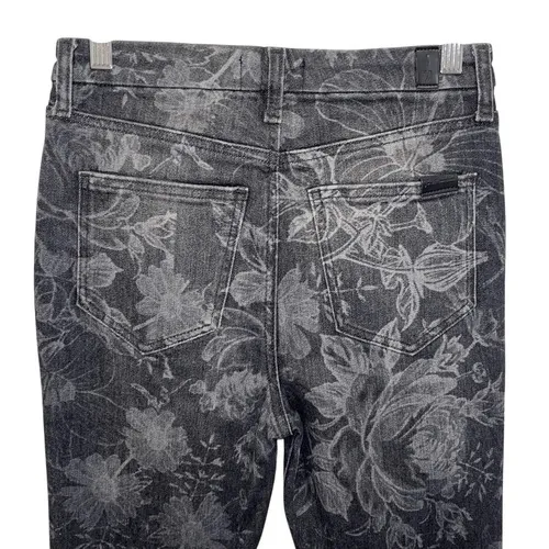 7 For All Mankind Womens The Ultra‎ High Rise Skinny Bootcut Floral Jeans Sz 27 - Image 6