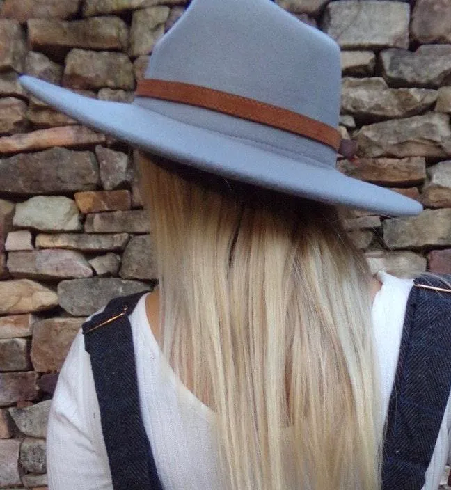 Wide Brim Hat Gray - Image 2