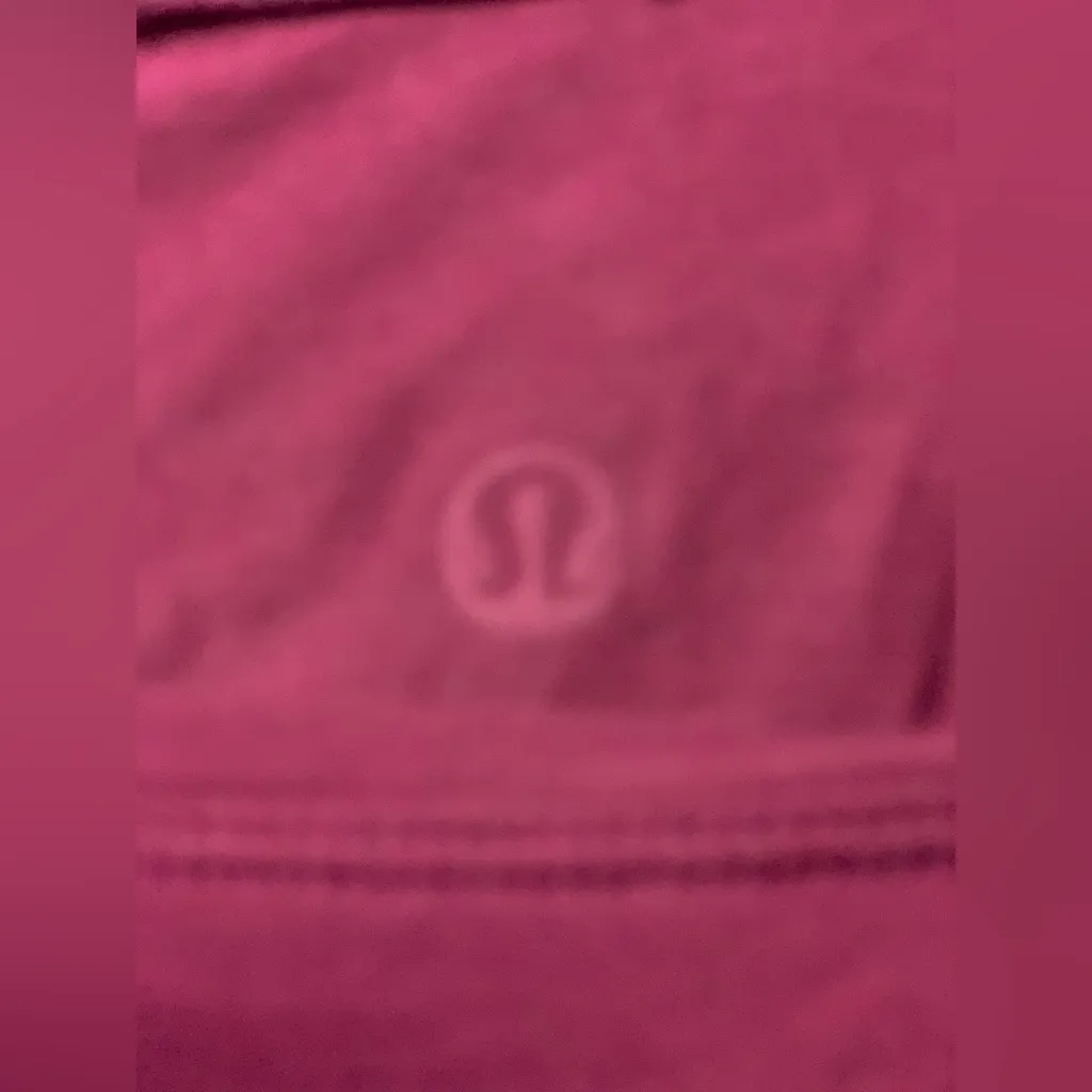 Lululemon Women's Long Sleeve Plum Top. Size - Image 4