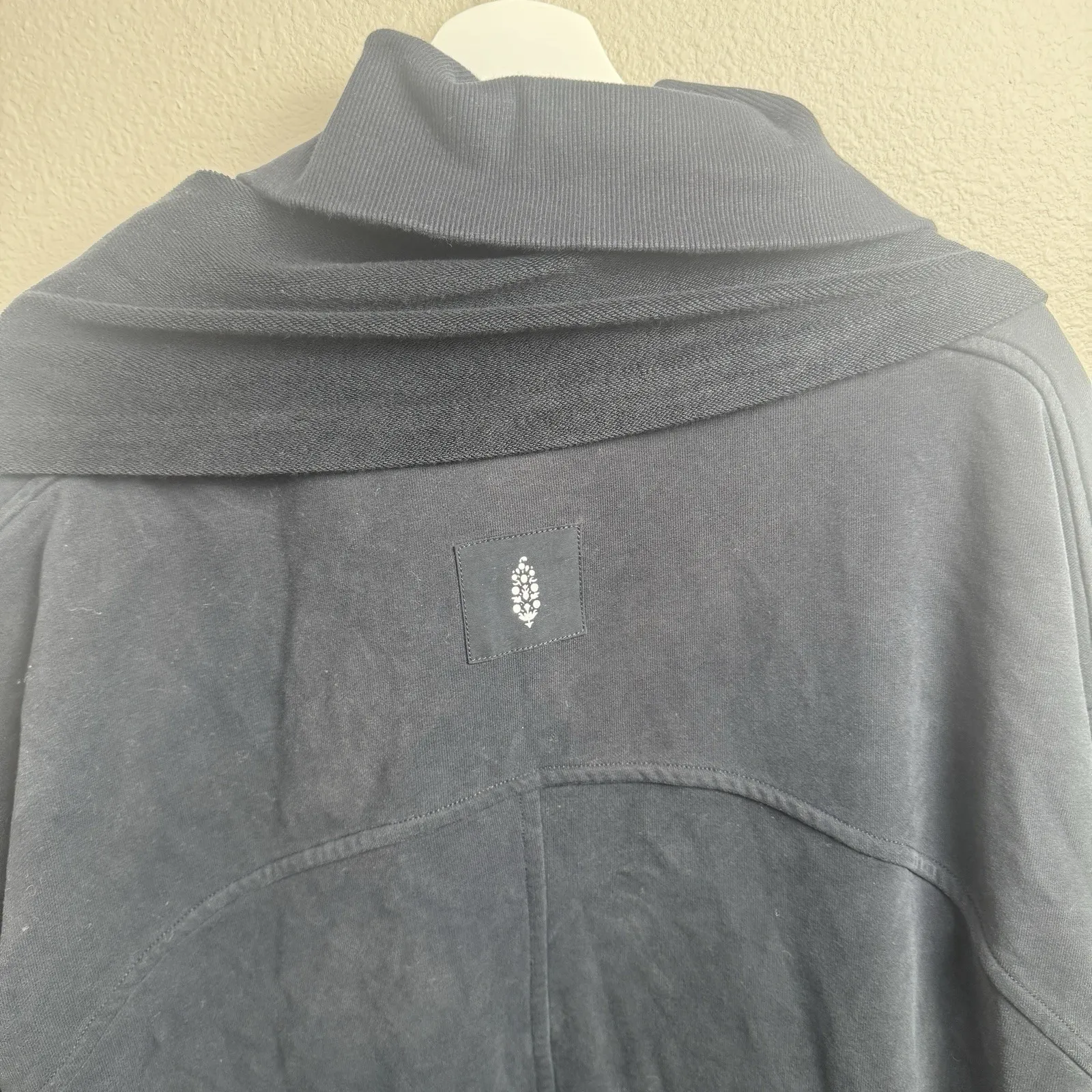 Free People Movement Venture Pullover Oversized Zip Sweatshirt Black Size XS - Image 7