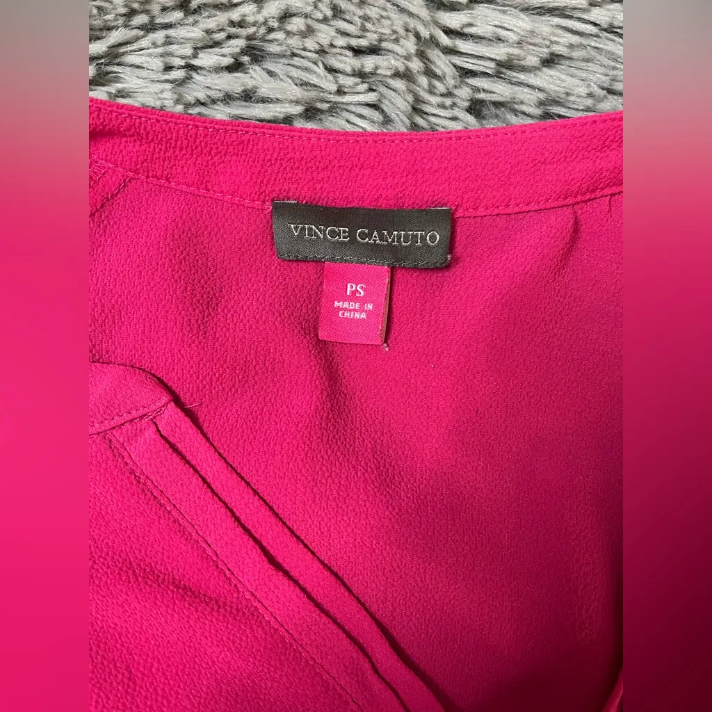 Vince Camuto Women’s Pink Blouse Size PS - Image 3