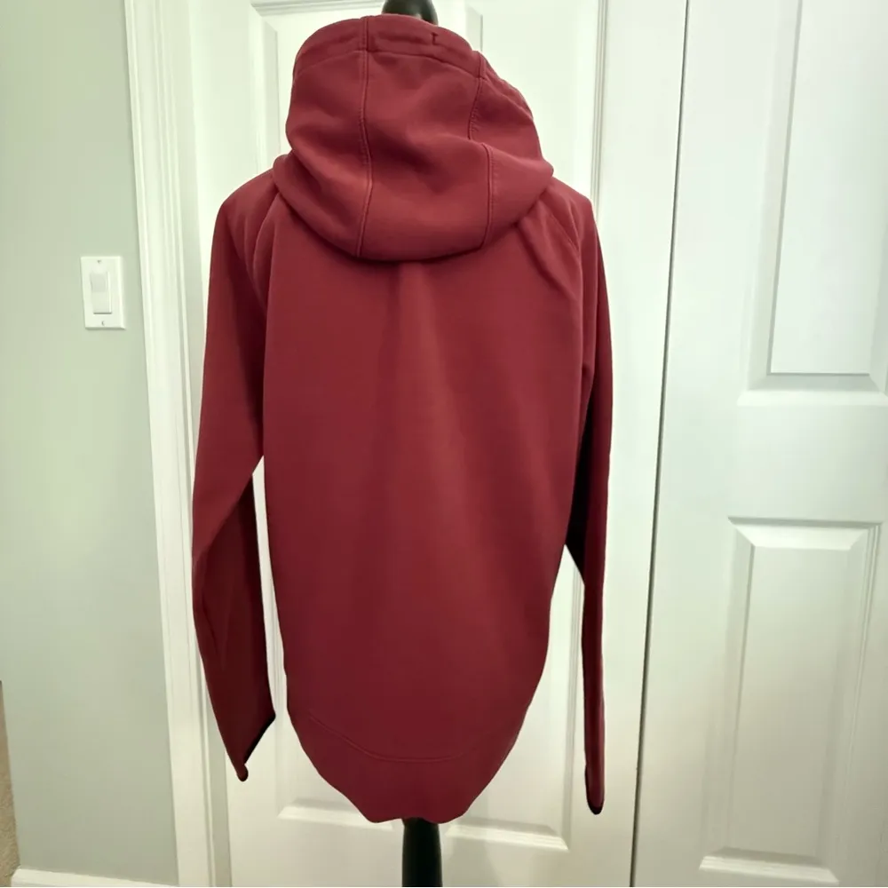 Old Navy Dynamic Fleece Pullover Hoodie. Size medium Maroon color contrast‎ - Image 2