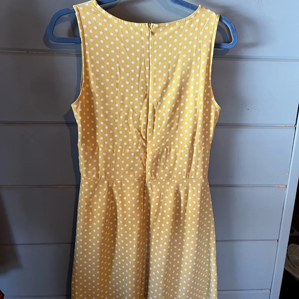 Francesca’s miami yellow polka dot dress - Image 3