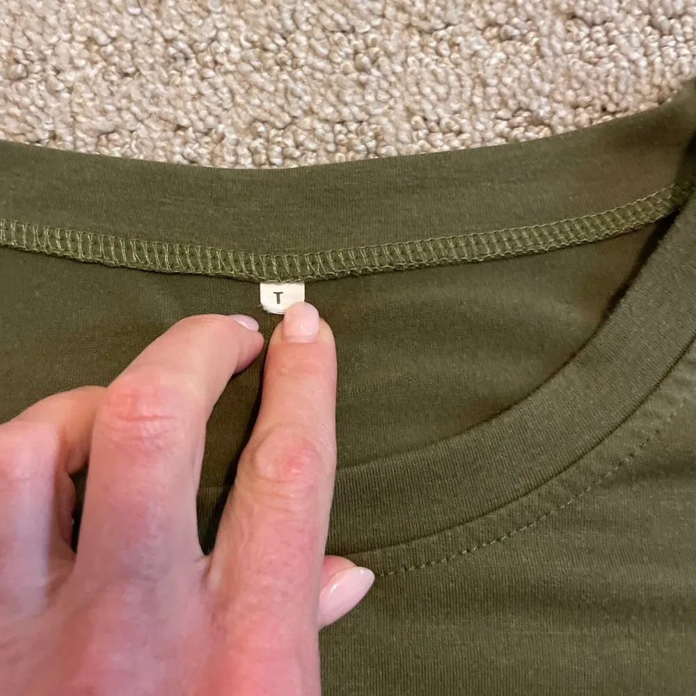 Boutique  Olive Green “You look Like I Need A Drink” T-Shirt Large - Image 3