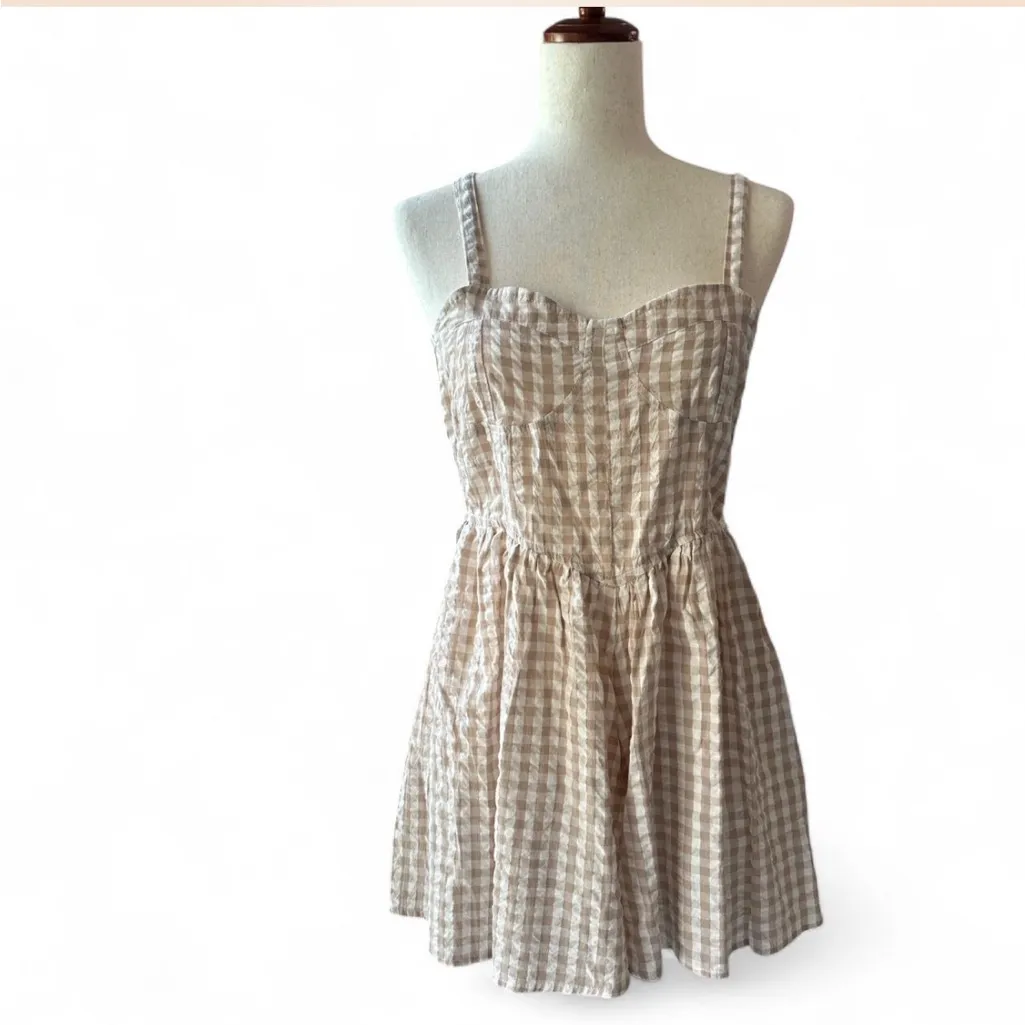 Altar’d State Gingham Romper - Image 3
