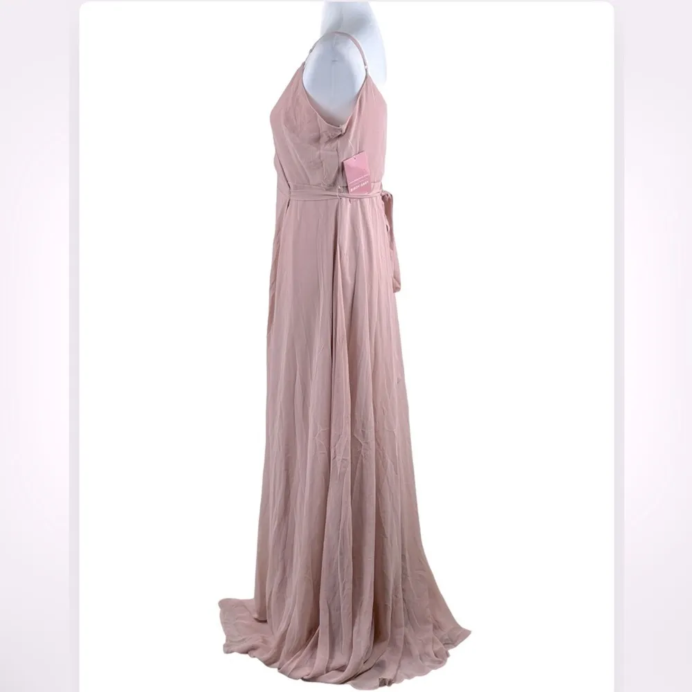 Birdy Grey NWT Cindy Chiffon Dusty Rose Gown Dress Small - Image 12