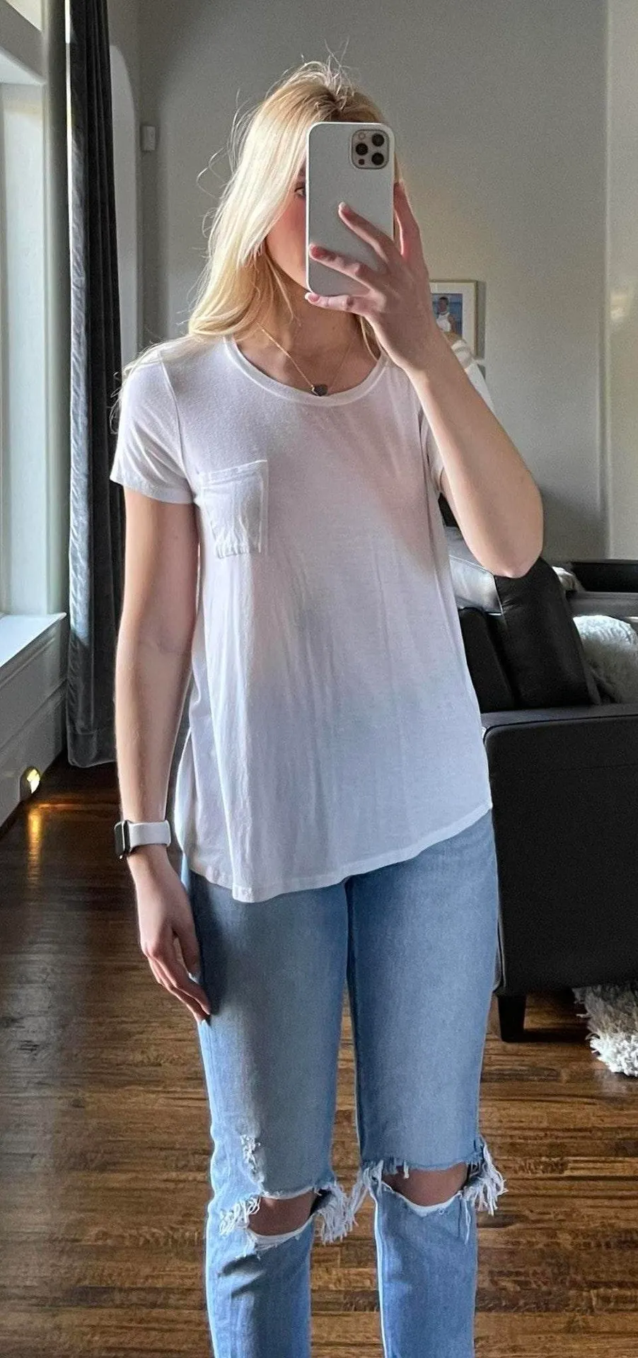 Active USA White Tee - Image 2