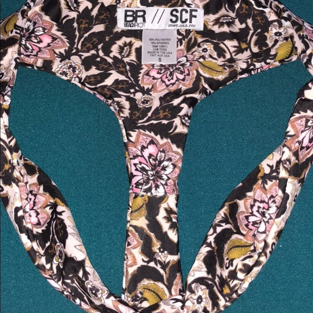 Beach Riot/Stone Cold Fox Floral Bikini Bottom - Image 7