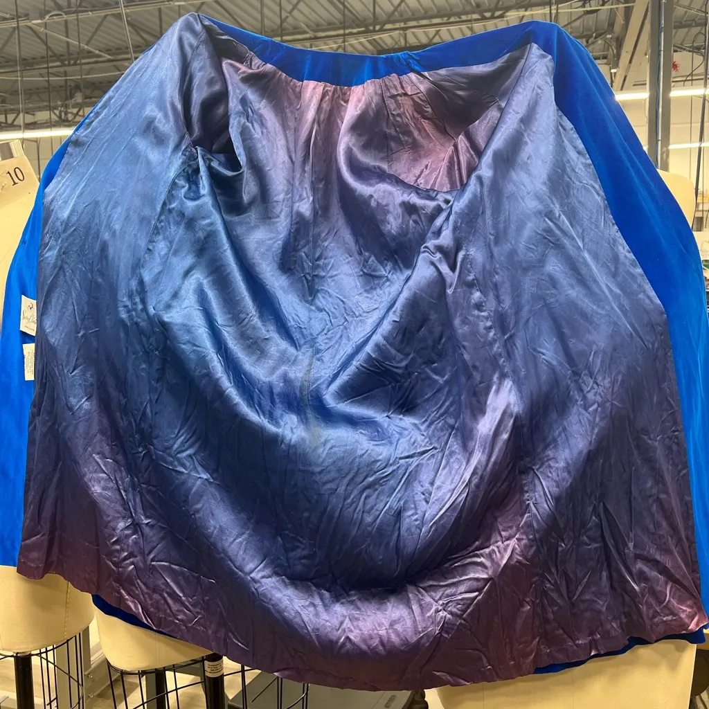 Vintage Surrey Classics Coat L Blue Size L - Image 10