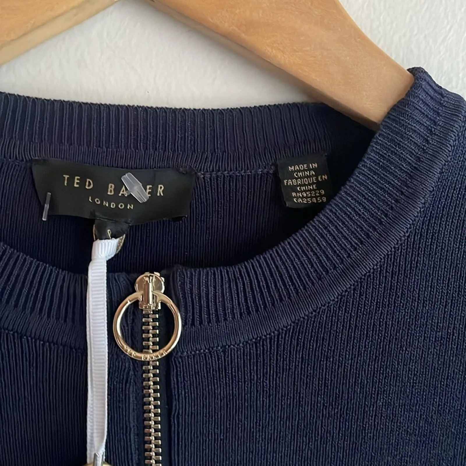 Ted Baker Ionaaa Mockable Slip Dress Blue Navy - Image 5