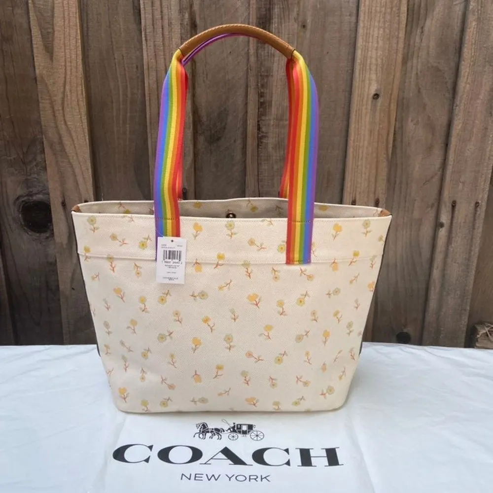 coach Tote With Rainbow Roller Skate Graphic - Image 2