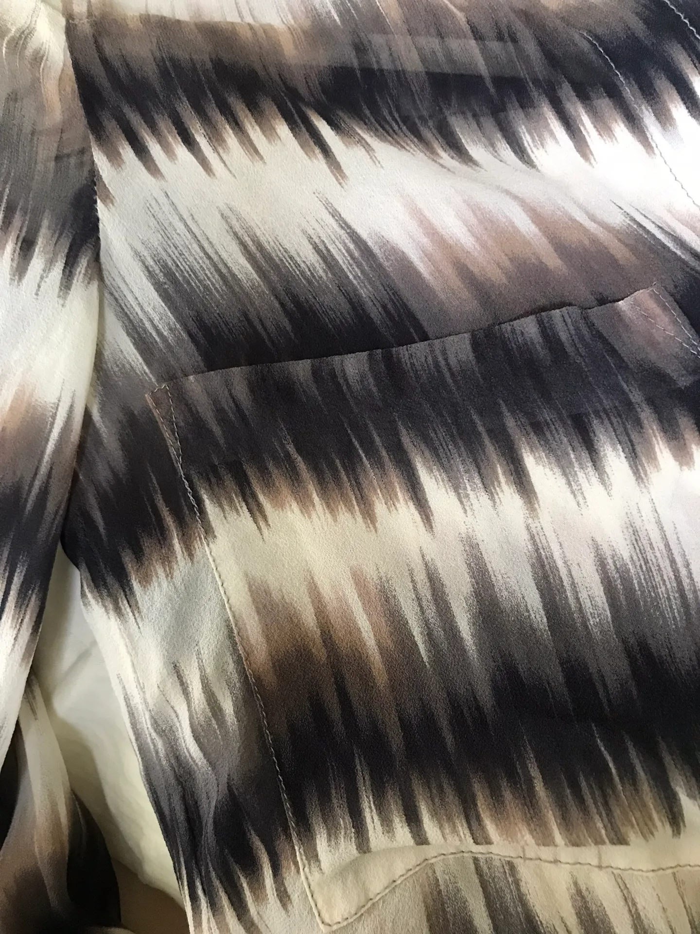 BCBGMAXAZRIA Sheer Longsleeve - Image 3