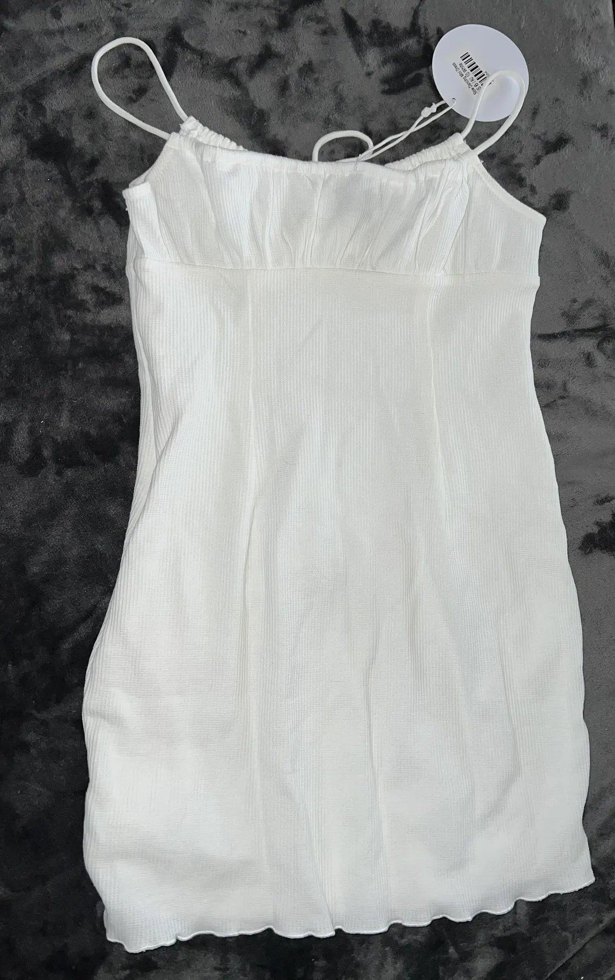 Slow Dancing Mini Dress in White - Image 13