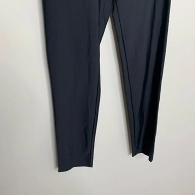 Reformation  Skye Black Shiny Coated Legging Womens Medium - Image 4
