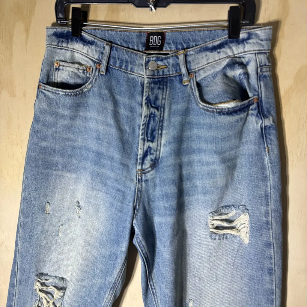 BDG Urban Outfitters Slim Straight High Rise Jeans Size 30 - Image 3