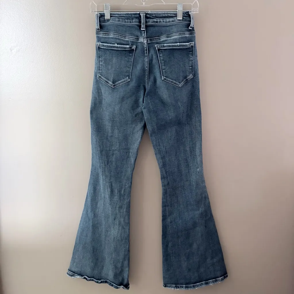 Flying Monkey Blue Flare Jeans - Image 3