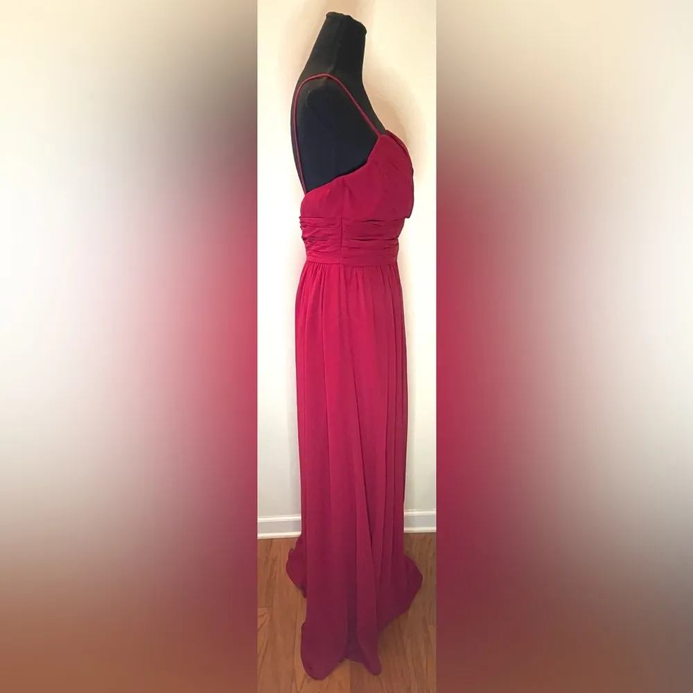 Bill Levkoff- Bridesmaid Dress Wine color Size 10 - Image 3