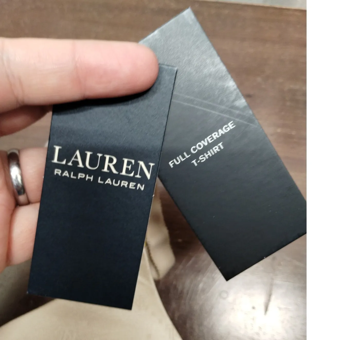 Lauren Ralph Lauren 32D Truffle Comfort Collection Full Coverage T-Shirt Bra - Image 7