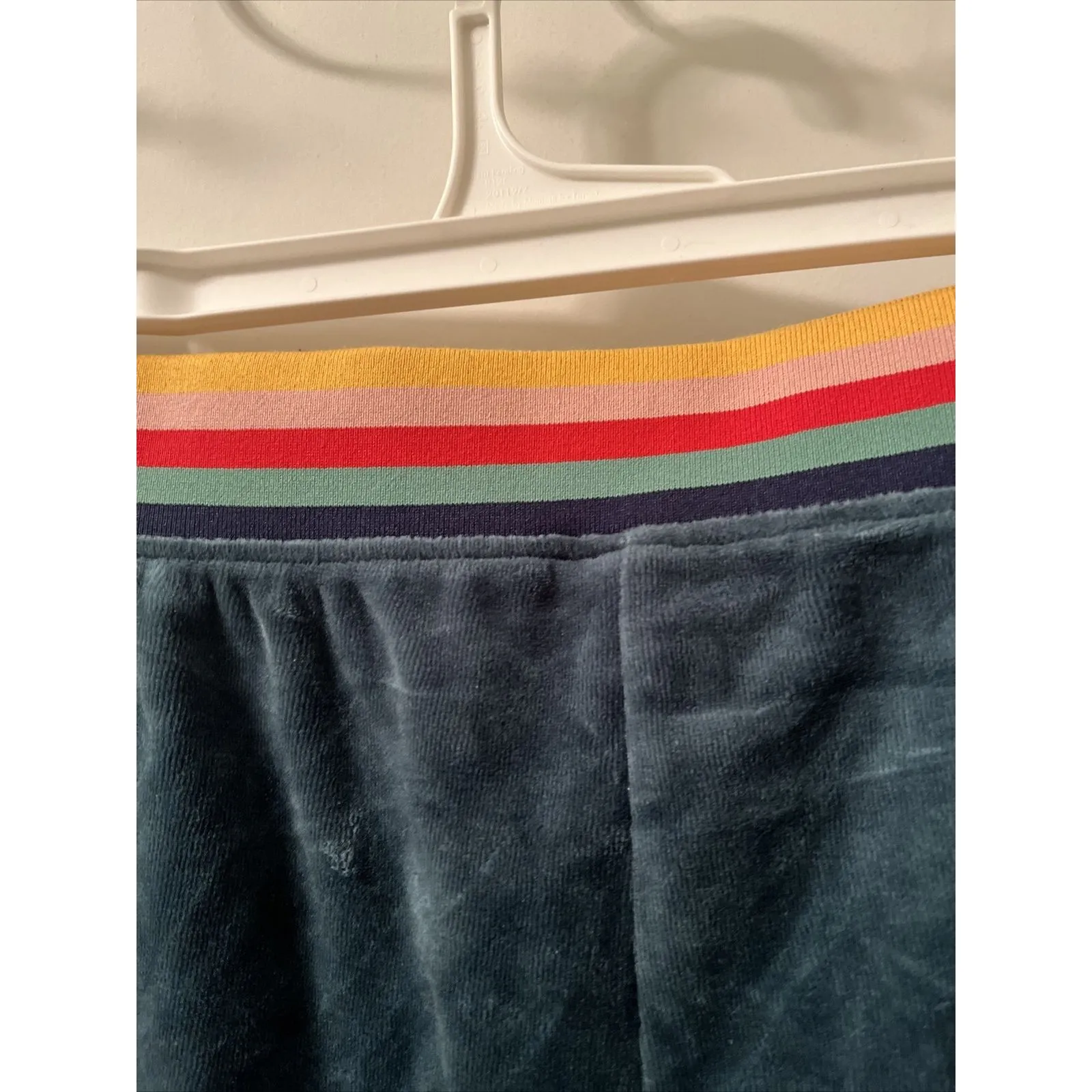 Wild Fable Green Velour Casual Retro Shorts Women's Plus Size 2X Multicolor Trim - Image 11