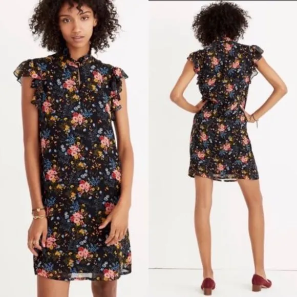 Madewell x No. 6 Garden Bouquet Silk Dress Size 0 - Image 2
