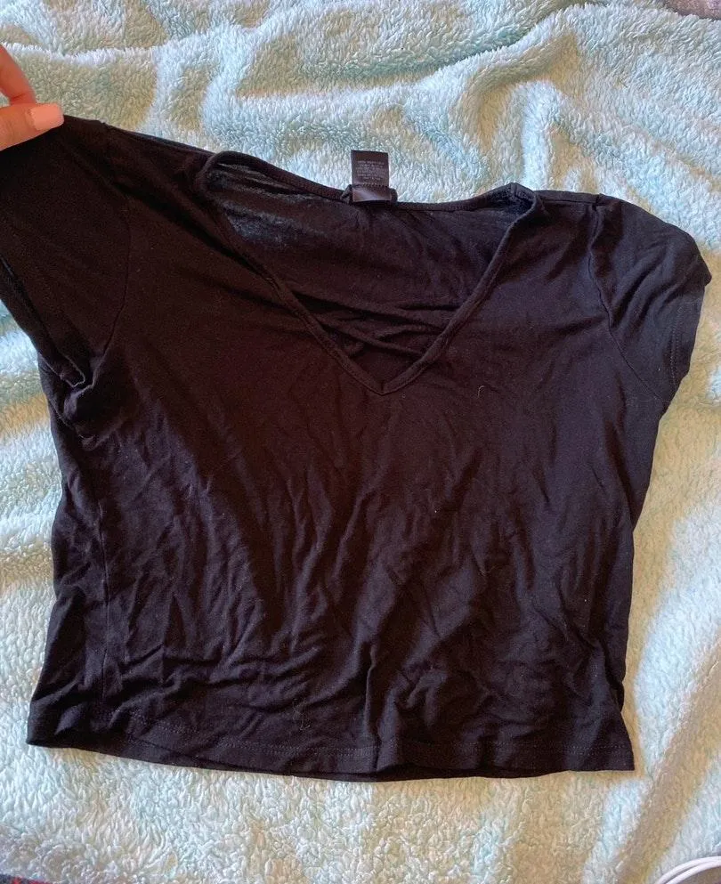 Black Crop Top  - Image 2