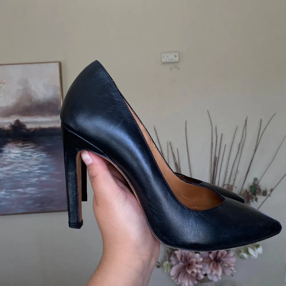 IRO Black Genuine Leather Pumps Size‎ 7  Retail Price of $550.00 - Image 2