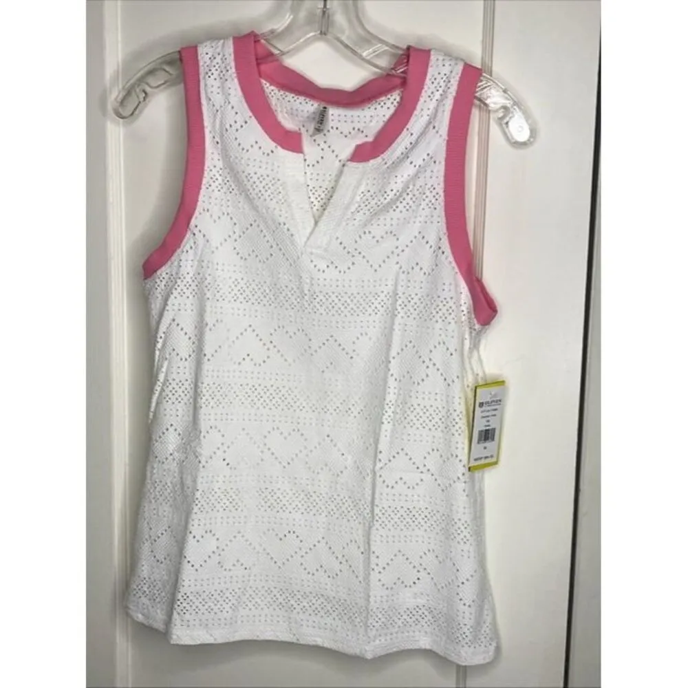 Eleven By Venus Williams Devotion Tennis Tank & Skort Size Medium MSRP $222 White - Image 4