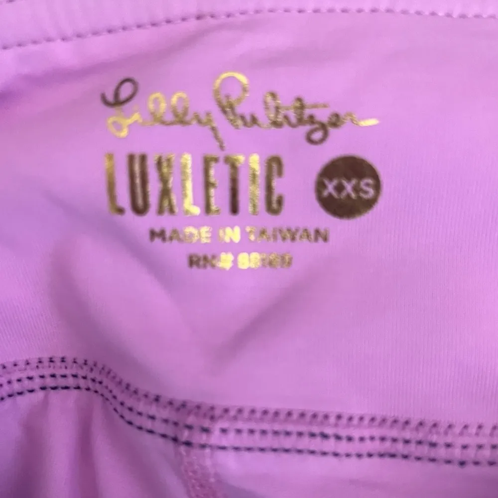 Lilly Pulitzer Skort Sabbia UPF 50+ Luxletic Oyster Bay Navy On The Catwalk XXS - Image 13