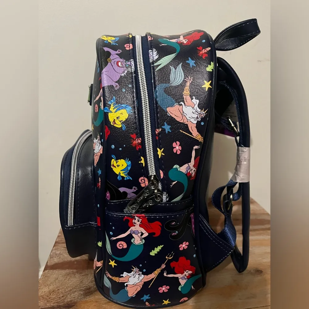 Storybook Disney The Little Mermaid Princess Ariel & Ursula Mini Backpack - Image 3