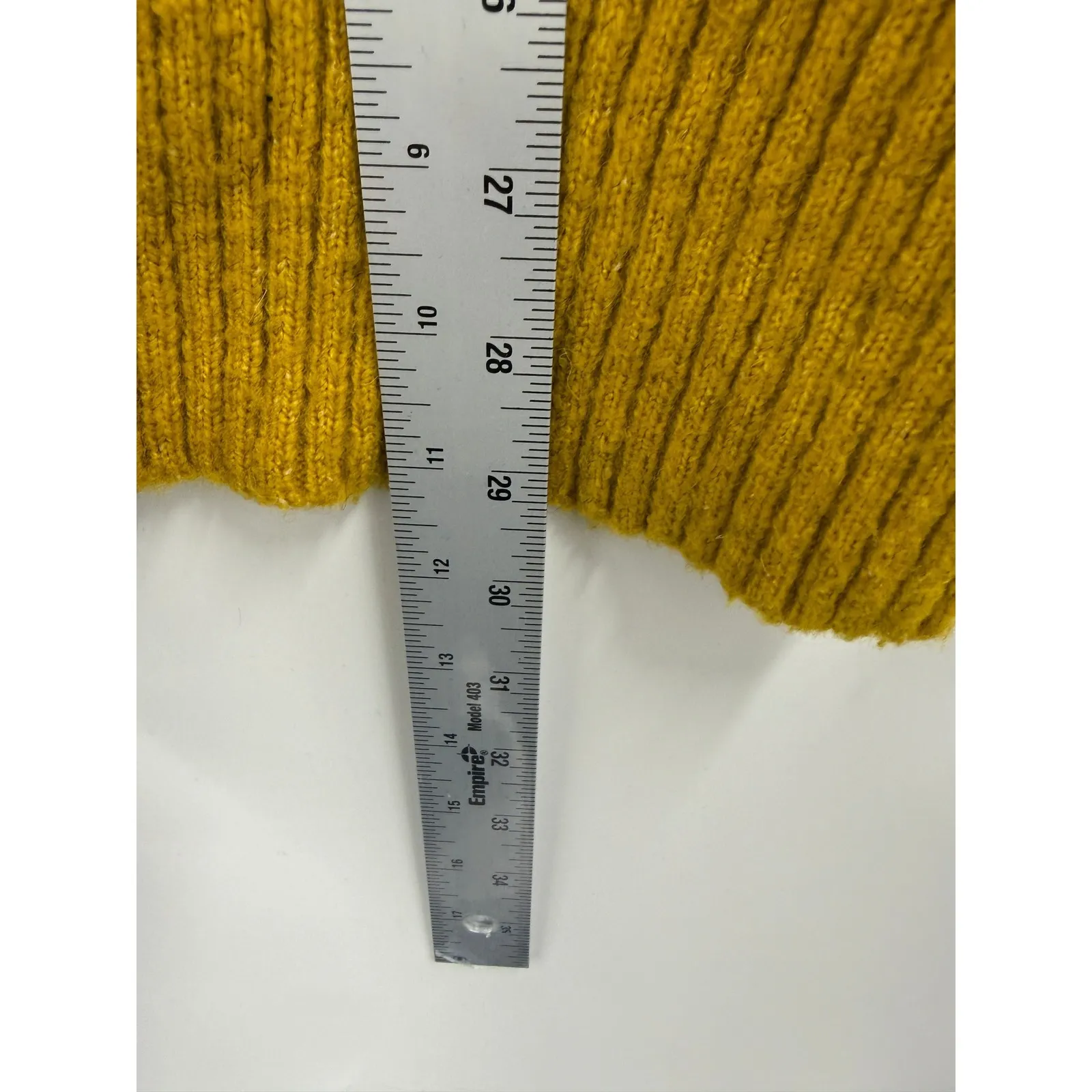 William Rast Mustard Yellow Oversized Turtleneck Sweater Women Size M - Image 6