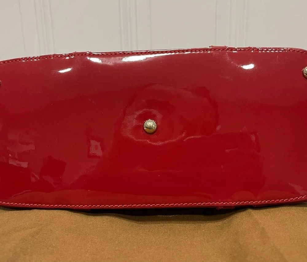 GUCCI Microguccissima Leather Top Handle Bag Red 2 way - Image 6