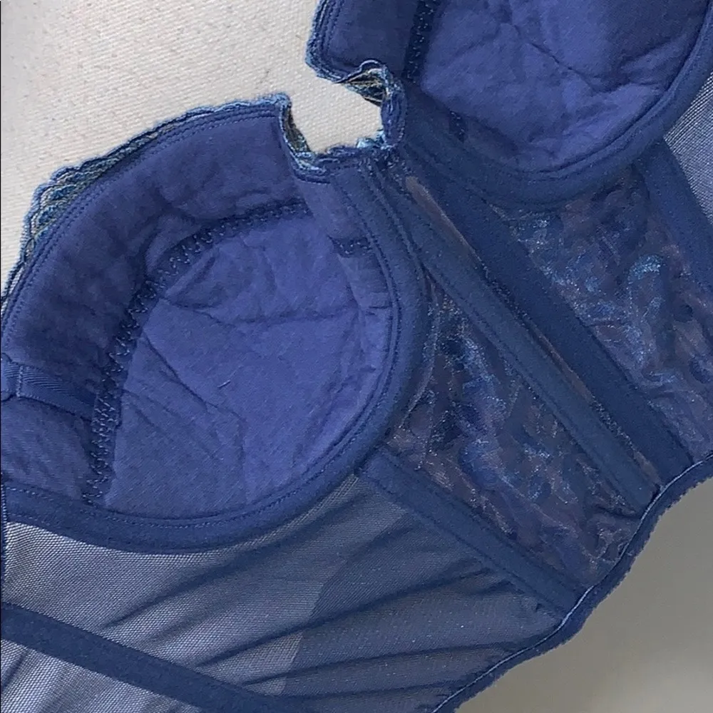 Enchanted Princess Embroidered Bustier Corset Blue Size undefined - Image 4